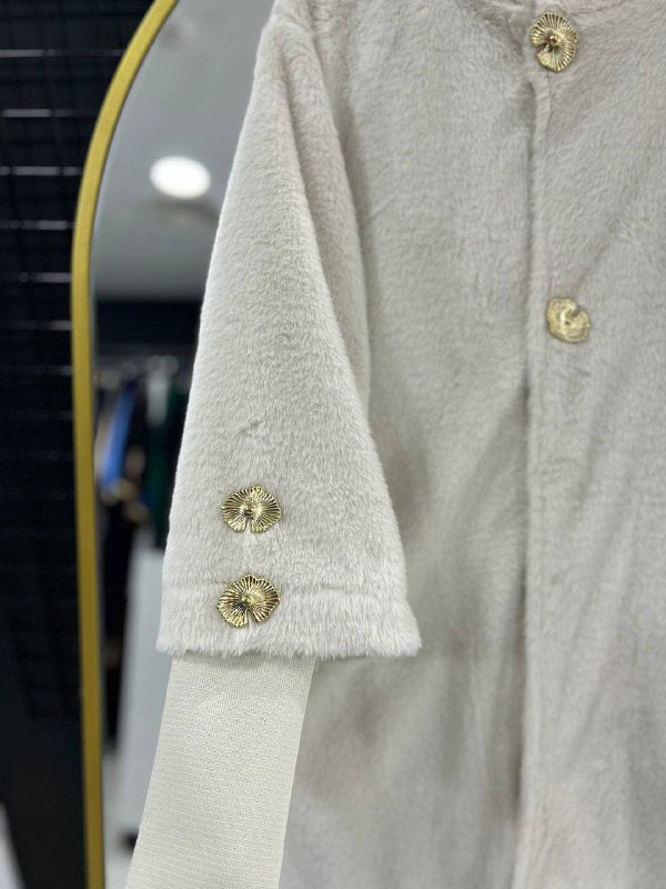 Amal Kışlık Ceket (Krem)