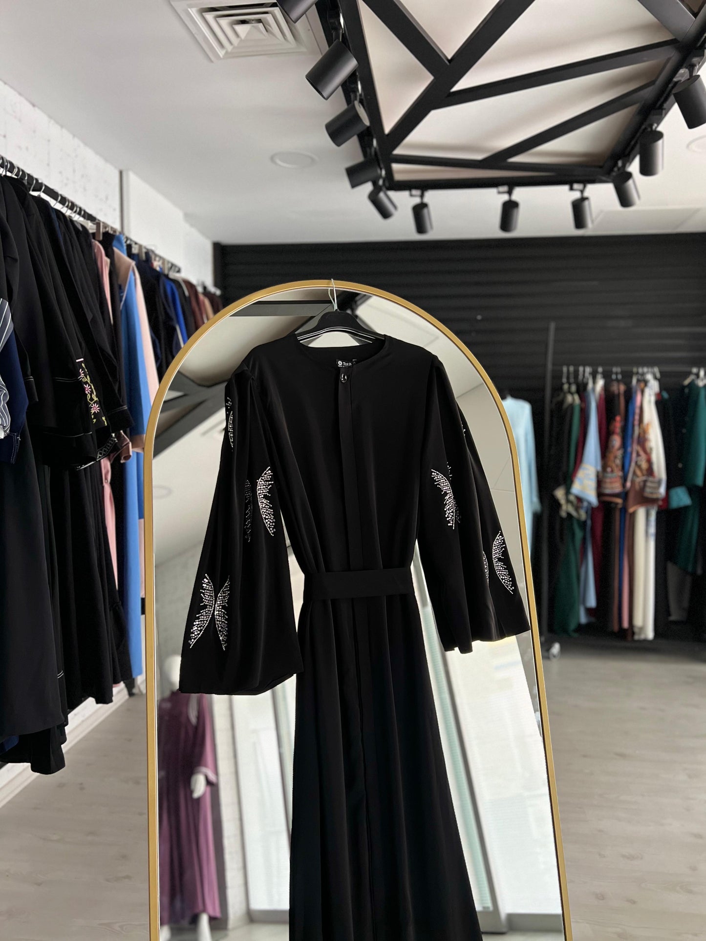 Kelebek Abiye Resmi Yaz ( Siyah )