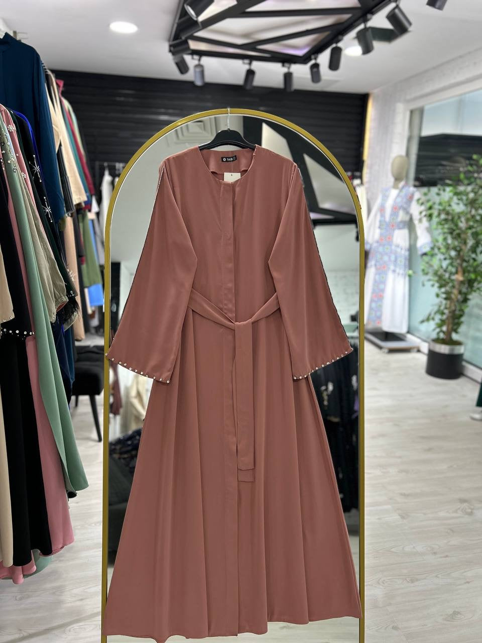 (Pembe) Gına resmi yazlık elbise