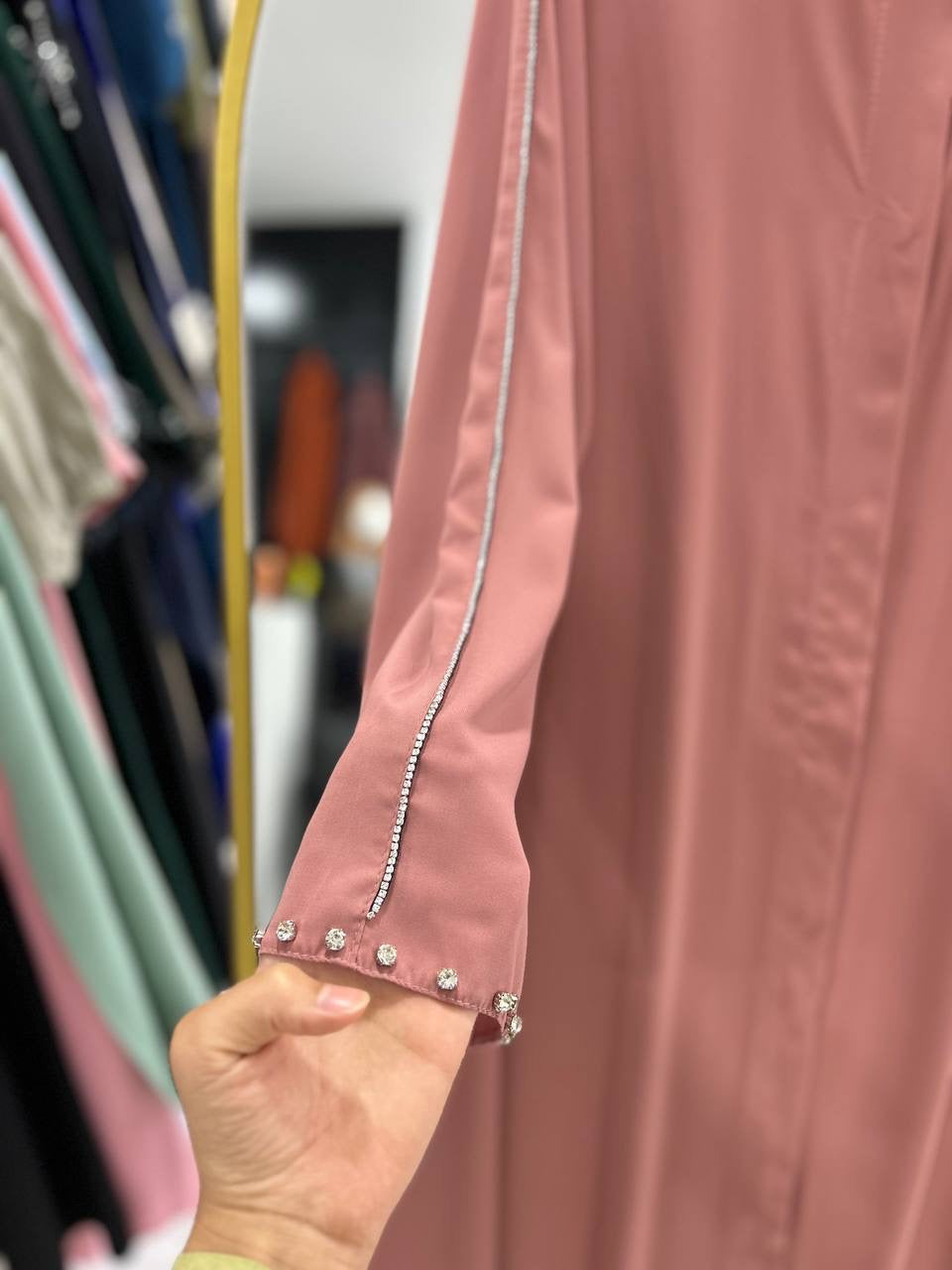 (Pembe) Gına resmi yazlık elbise
