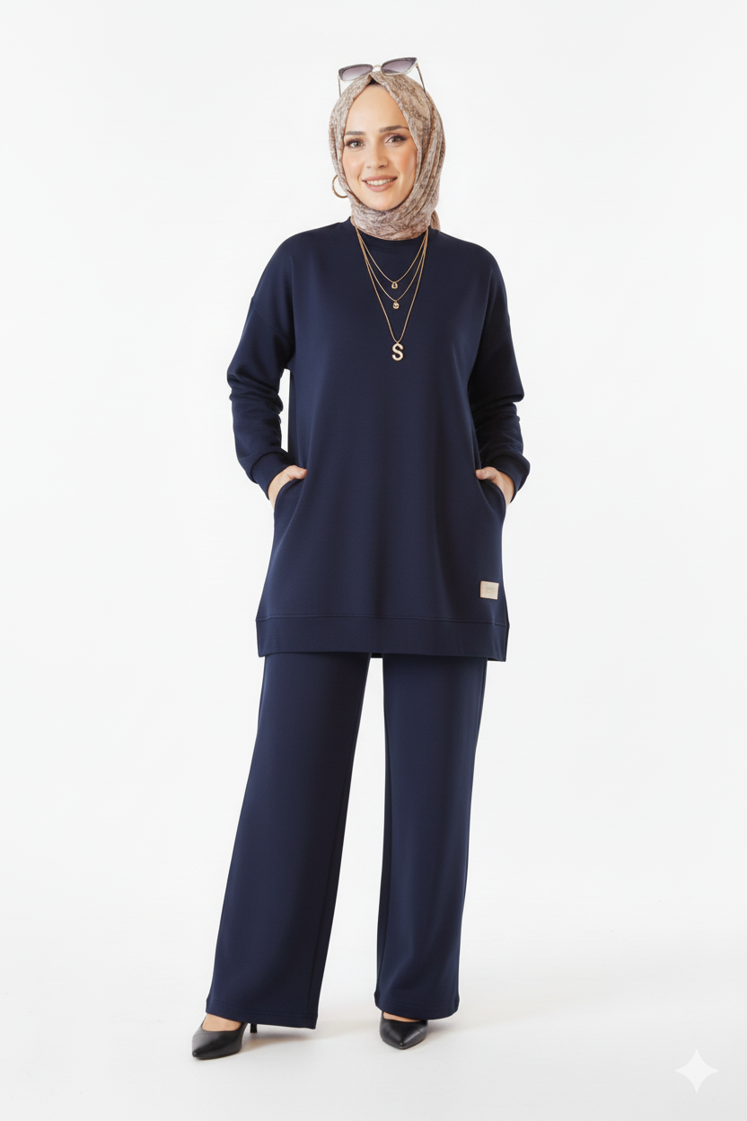 Lubna seti Yaz Pratik (lacivert)