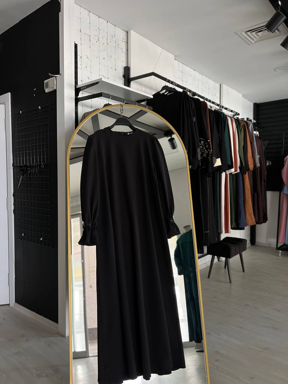 Zümrüt Elbise Siyah Model 1794