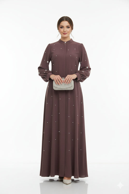 Lulu Yazlık Günlük Elbise – Lila Renk