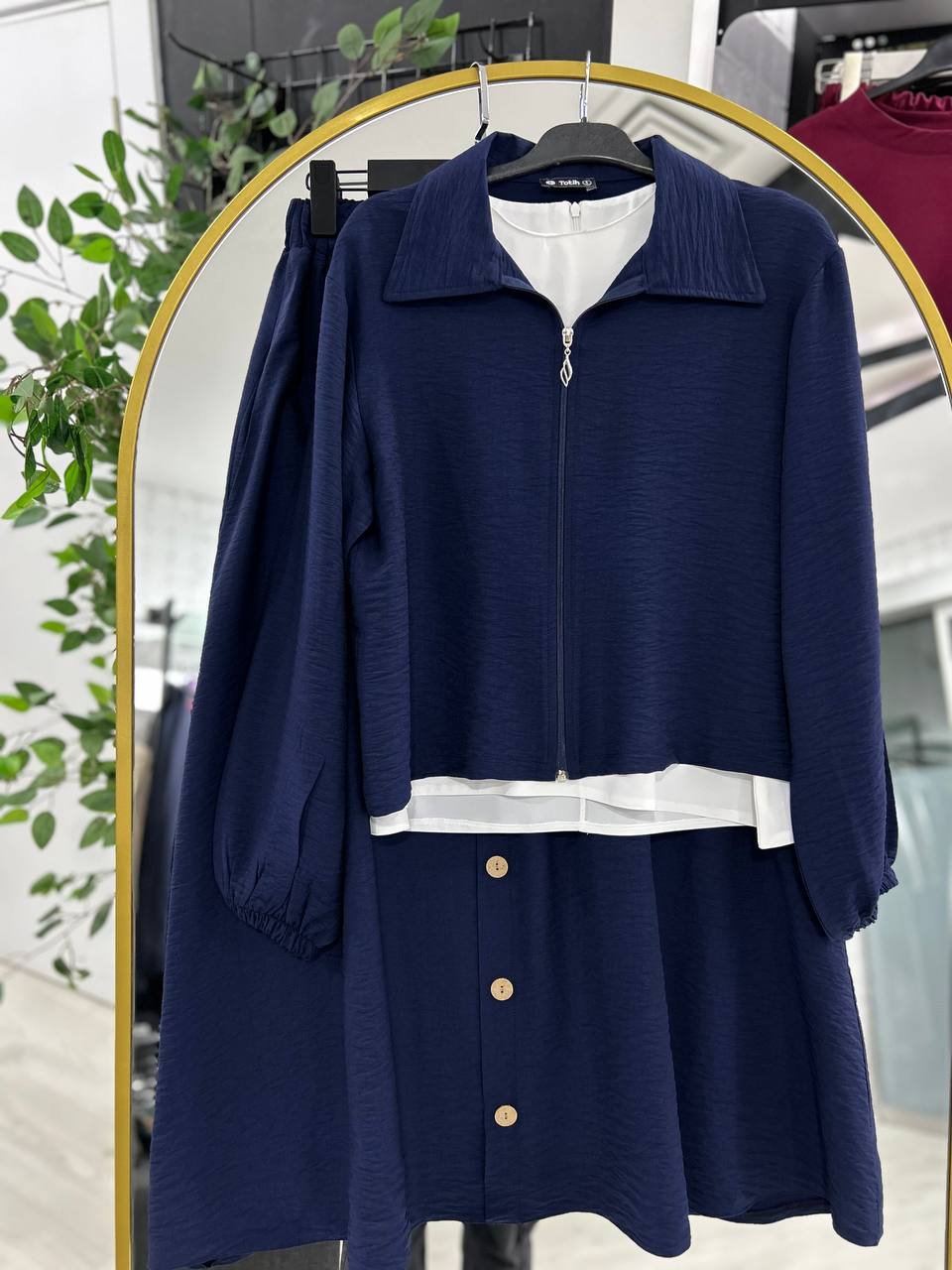 (lacivert)Raghad Takımı Yazlık  – Günlük kullanım için ideal, hafif ve şık bir tasarım