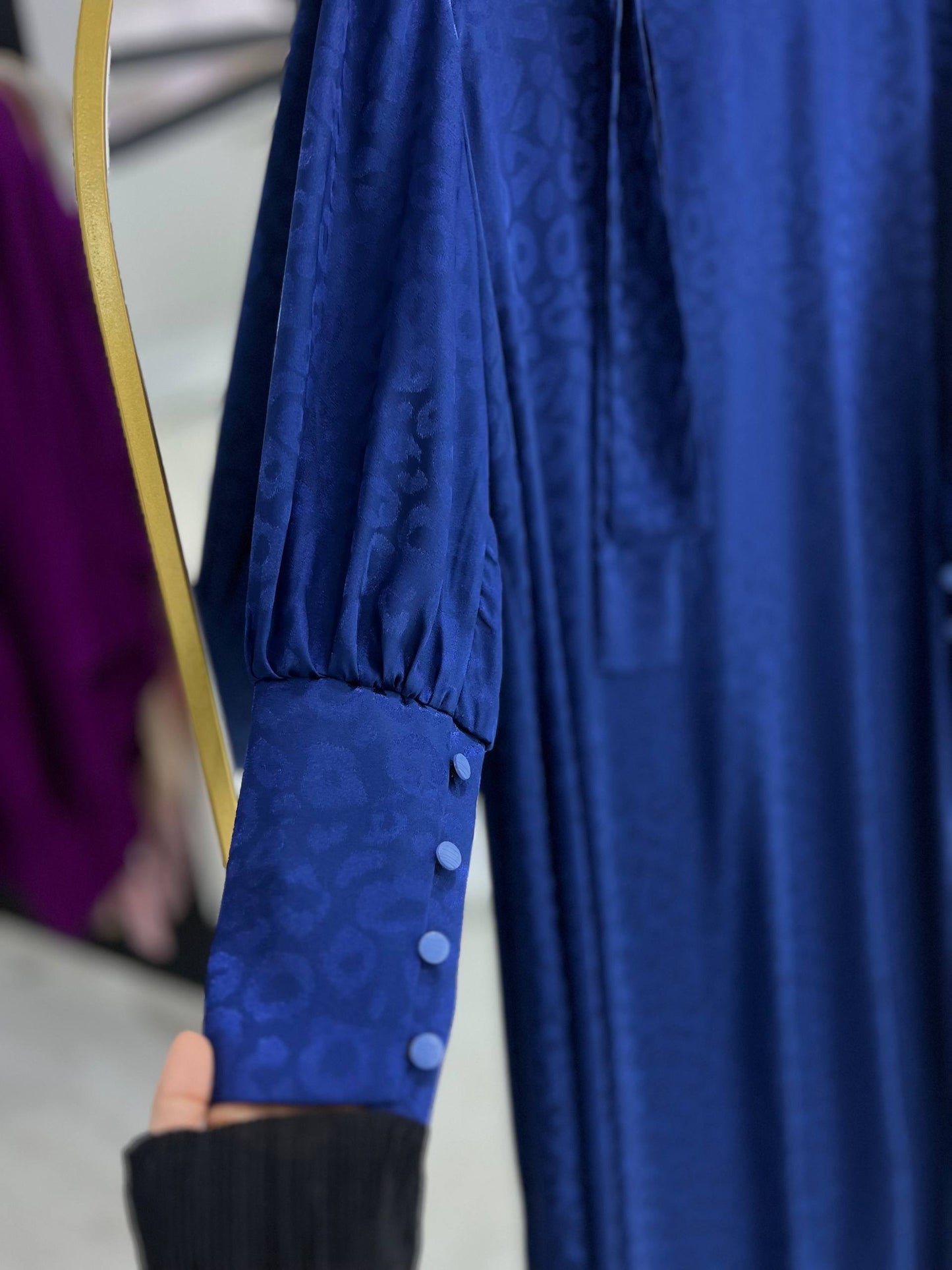 Rana yazlık günlük elbise – Mavi renk