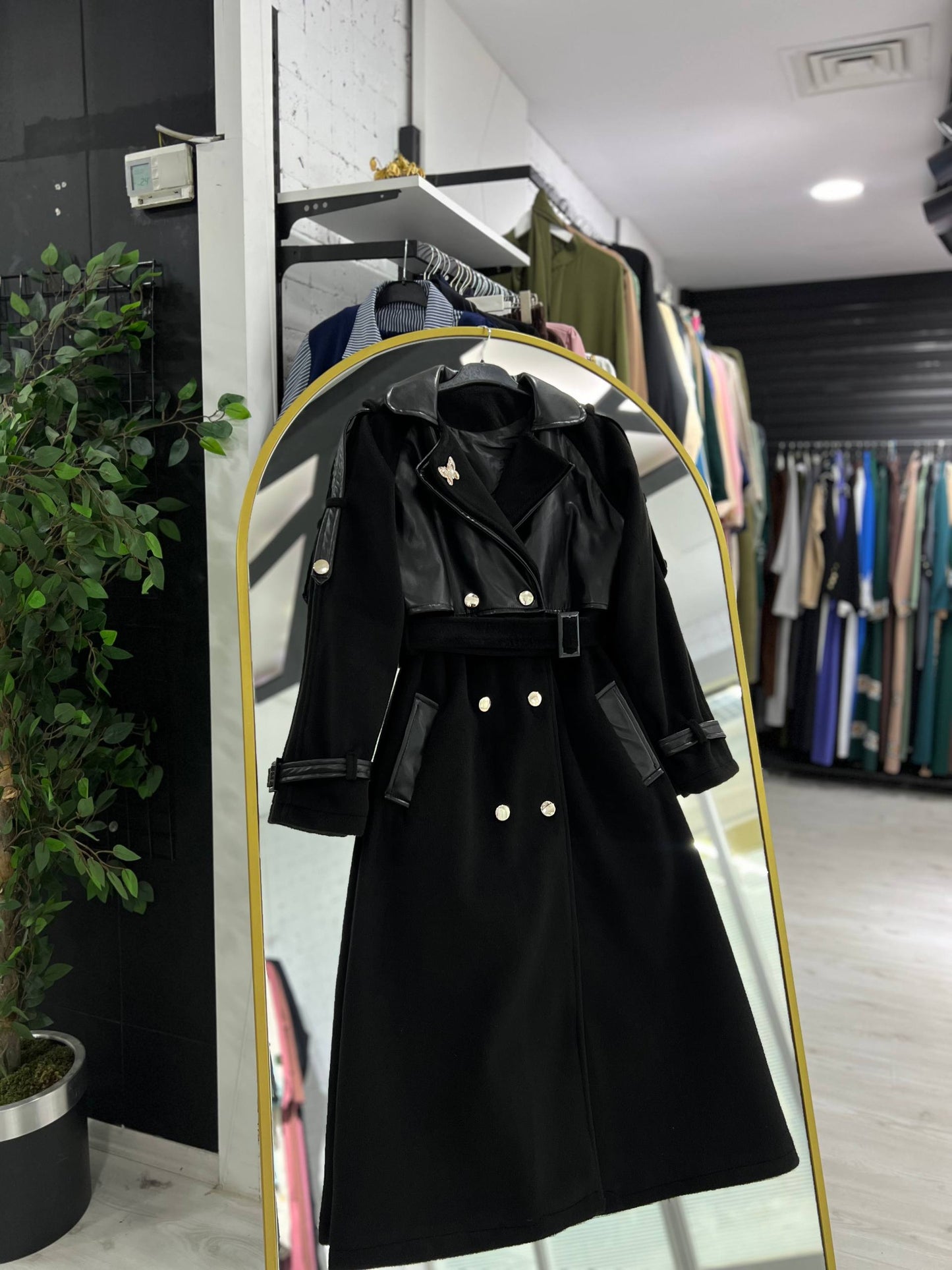 Maria Kışlık Ceket (Siyah)