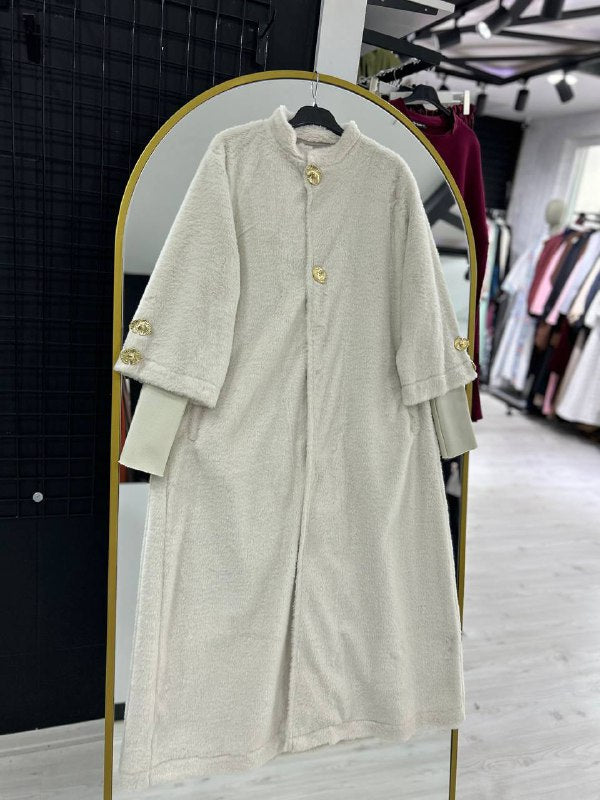 Amal Kışlık Ceket (Krem)