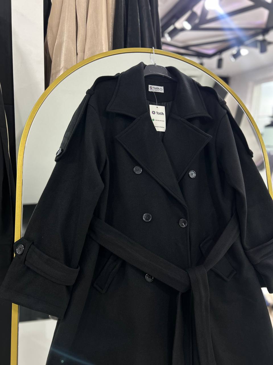 Fayrouz Kışlık Ceket (Siyah)