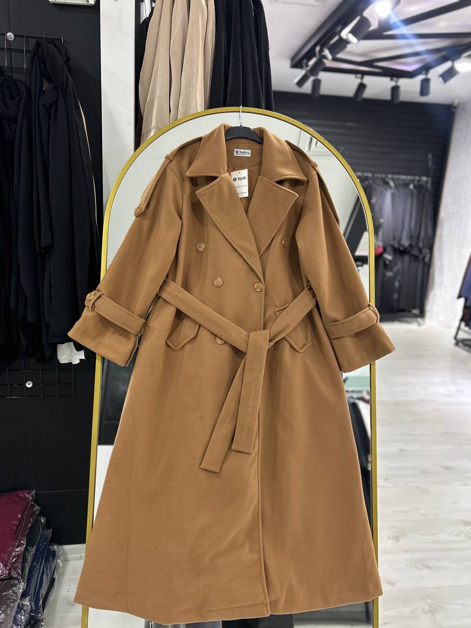 Fayrouz Kışlık Ceket (Karamel)