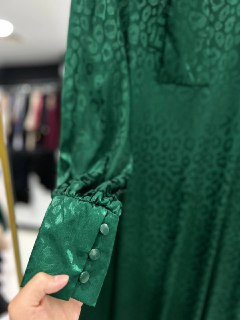 Rana yazlık günlük elbise – Zümrüt renk