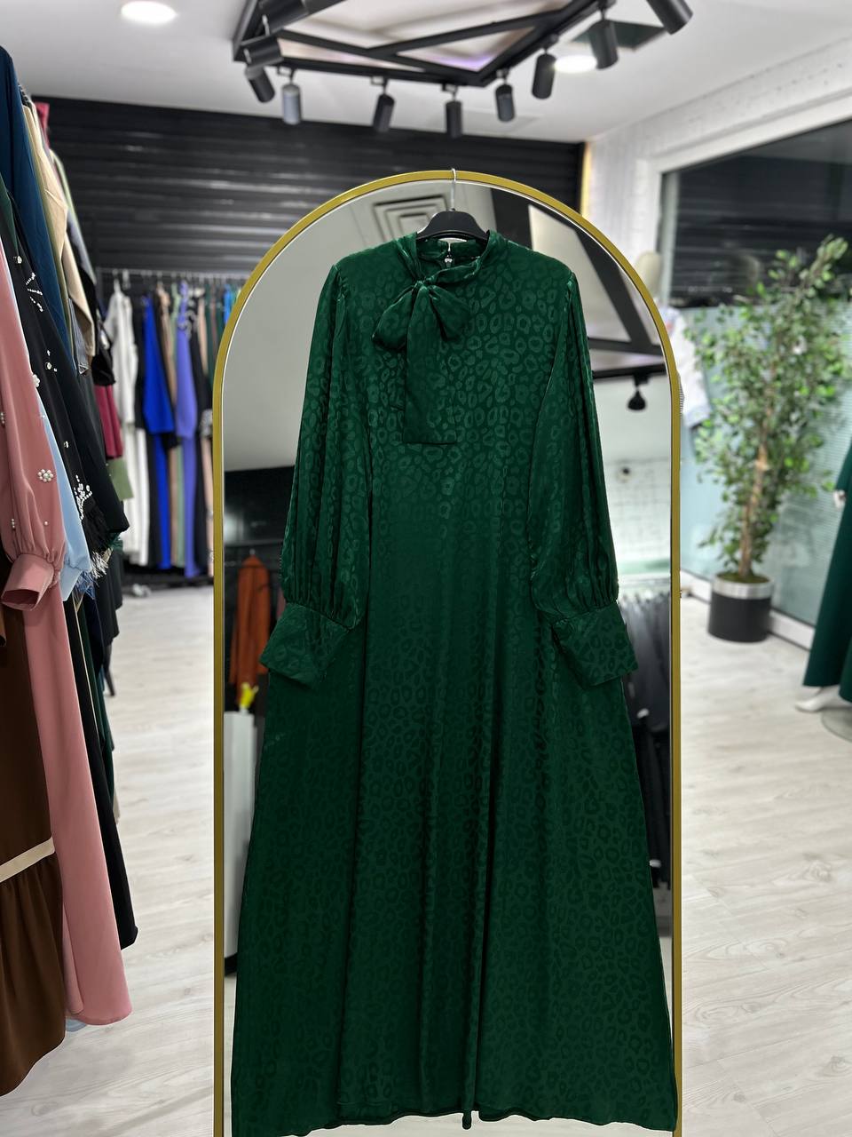 Rana yazlık günlük elbise – Zümrüt renk