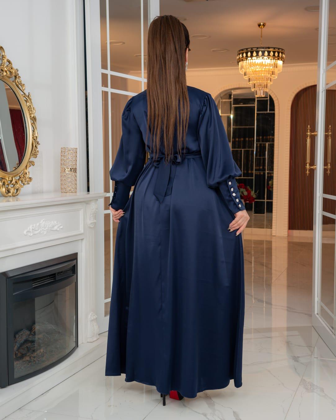 Elif. elbise .yazlık .lacivert 1669