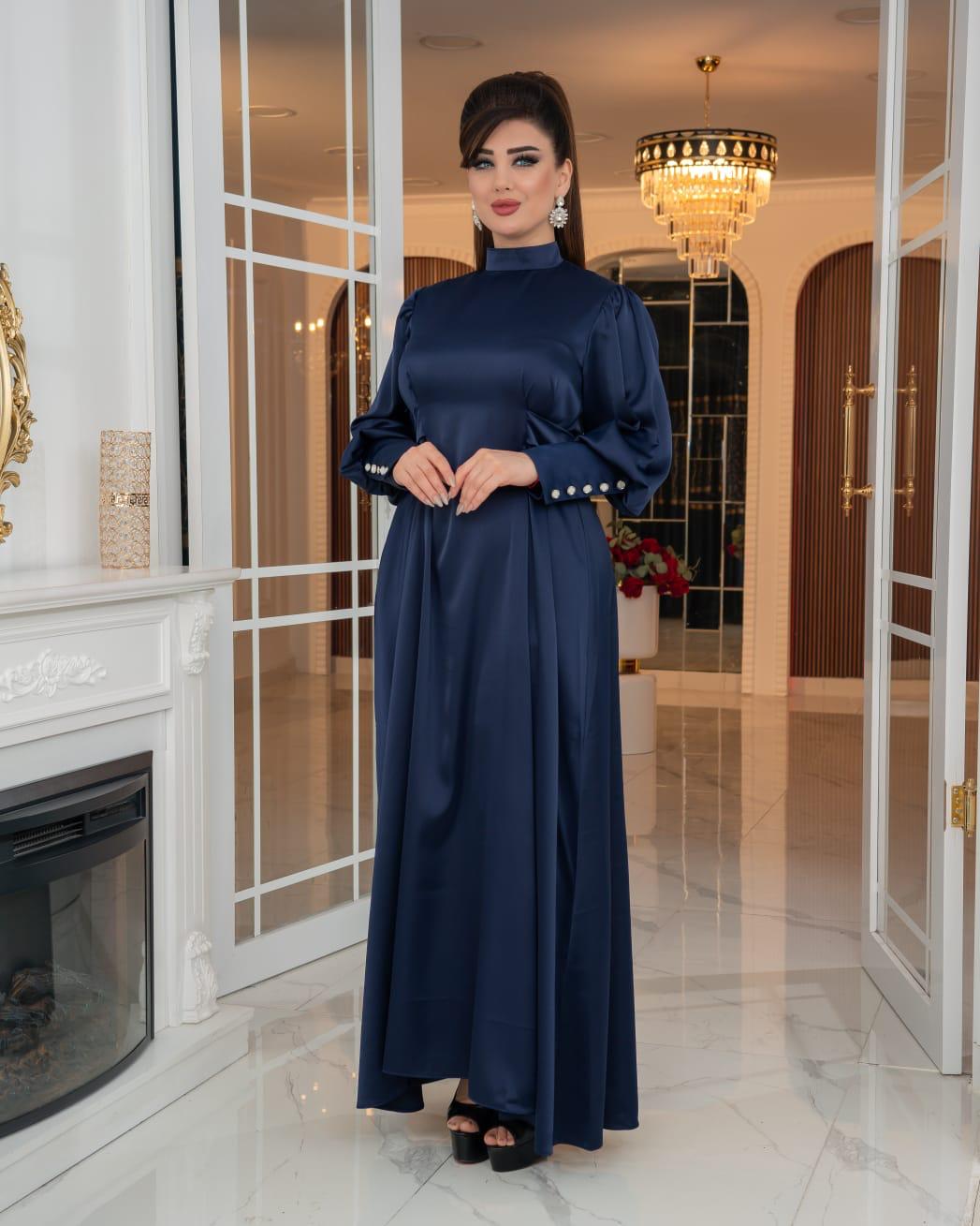 Elif. elbise .yazlık .lacivert 1669