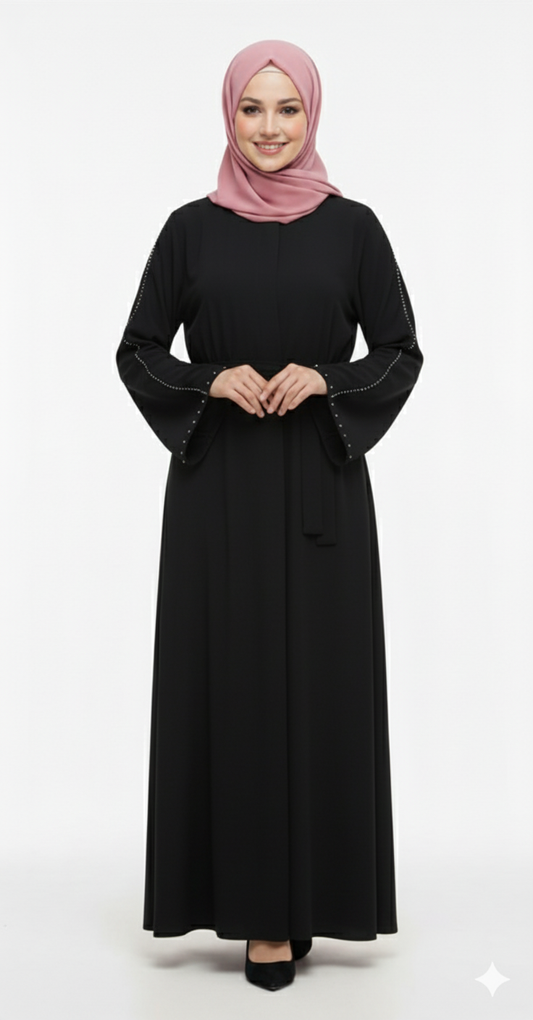 (Siyah) Gına resmi yazlık elbise