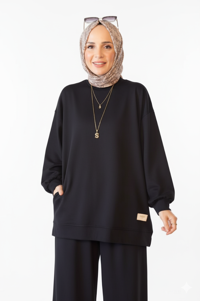 Lubna seti  Yaz Pratik (siyah)